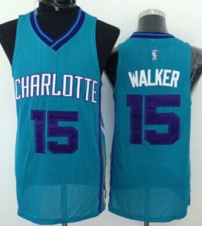 Charlotte Hornets #15 Kemba Walker Green Swingman Jersey
