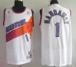 Phoenix Suns #1 Penny Hardaway White Swingman Throwback Jersey