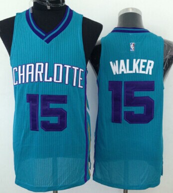Charlotte Hornets #15 Kemba Walker Green Swingman Jersey